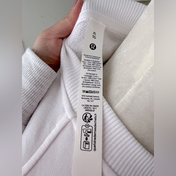 Lululemon Cotton French Terry Crewneck - Picture 8 of 9